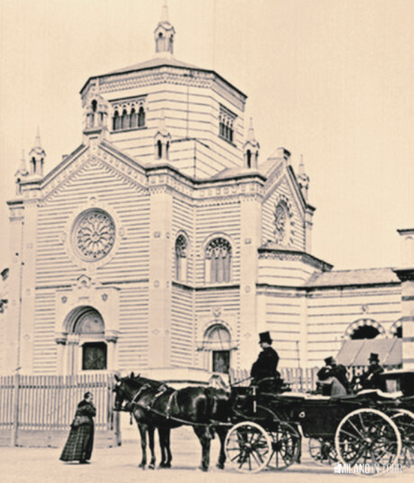 CIMITERO MONUMENTALE MILANO NEL 1800